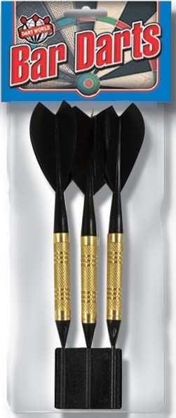 Dart World Bar Darts - Black